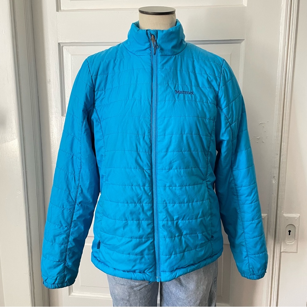 Marmot Blue Puffer Jacket